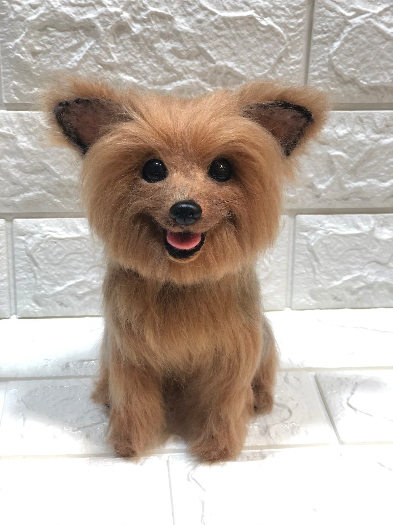 Realistic pet dog with wool felt - Other - Wool 