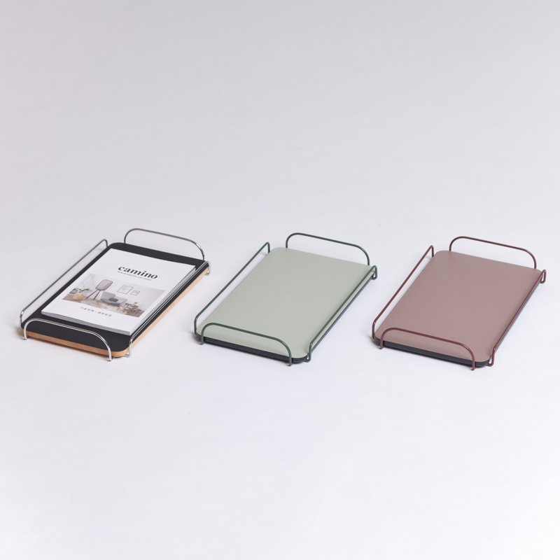 camino REY Square Tray - ถาดเสิร์ฟ - วัสดุอื่นๆ สีกากี