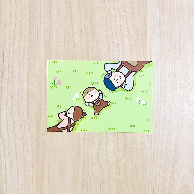 Bear Cubs Postcard - Greenbelt - การ์ด/โปสการ์ด - กระดาษ สีเขียว