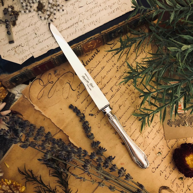 Sheffield 100-year-old sterling silver letter opener, George V - Scissors & Letter Openers - Sterling Silver Silver