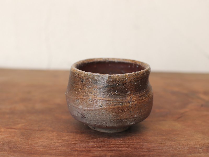 備前焼 ぐい呑み　gi-056 - 酒杯/酒器 - 陶 咖啡色
