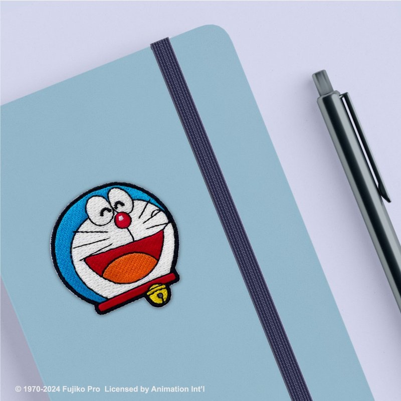 JzFun / Doraemon 刺繡裝飾貼 (哆啦A夢大頭) - 貼紙 - 繡線 多色