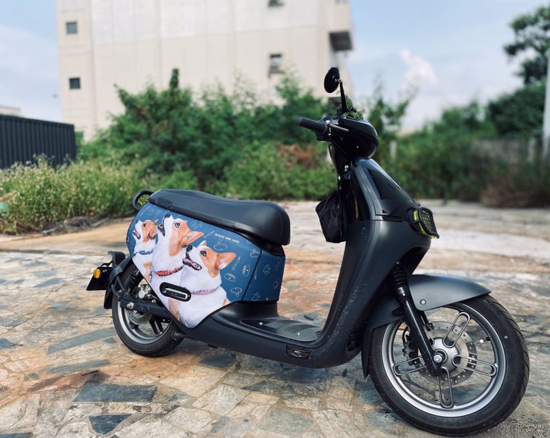 BLR X 連環泡 gogoro 車身造型保護套 SMH01 日本藍 酒大多 - 其他 - 聚酯纖維 藍色