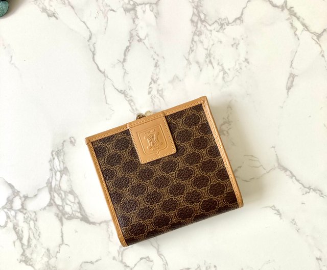 Celine Vintage Leather Compact Wallet