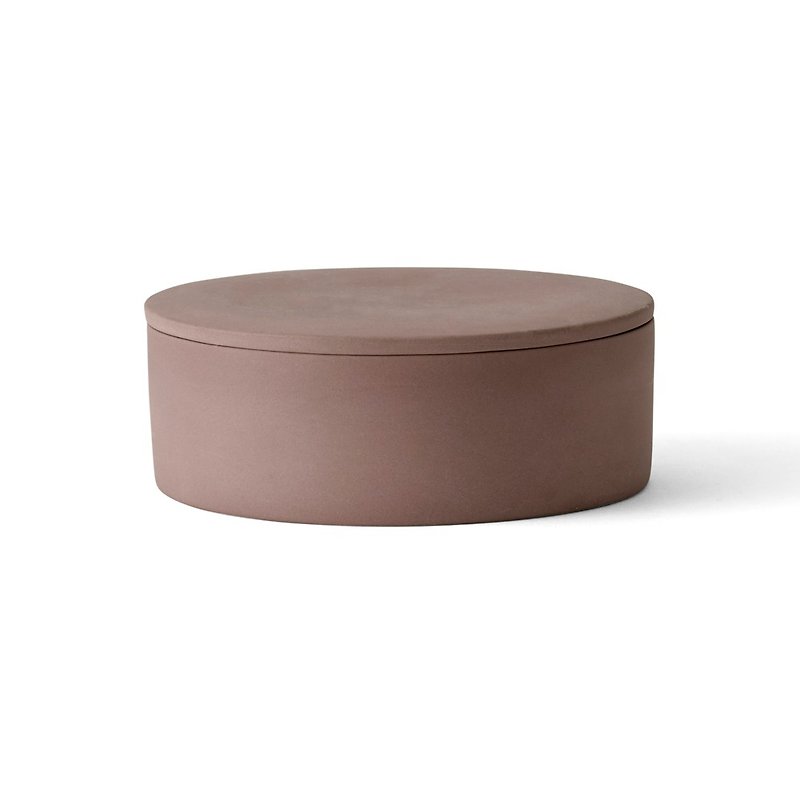 【MENU 丹麥設計家居】Cylindrical 陶瓷置物盒 - 收納箱/收納用品 - 陶 