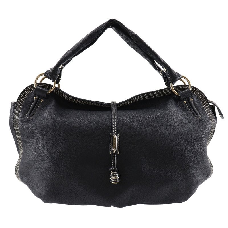 【日本直送】セリーヌ CELINE トートバッグ レザー レディース【中古】 - 手提包/手提袋 - 真皮 黑色