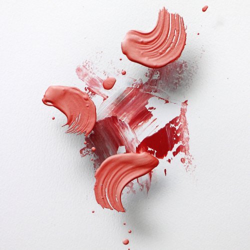 浮遊する筆触　【Layer 19232】 25 x 32cm　(A3額装) ★ 星 憲司 / Kenji HOSHI 抽象画・浮遊する筆触Layer 20325 32x 25 cm ⁄ 紙にアクリルシート