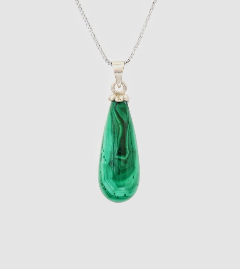 Malachite Necklace-4 - Necklaces - Jade 