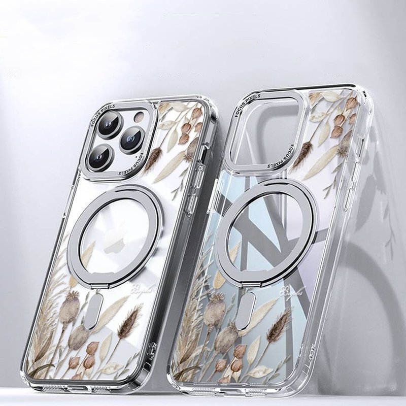 16/15/14/13/12/S25/S24/S23 Series 360 Rotating Magnetic Stand Shell-Autumnal Equinox - Phone Cases - Other Materials Multicolor