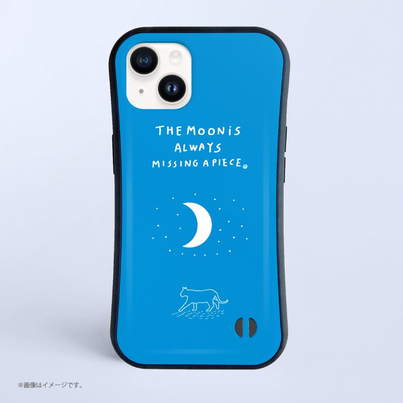BLUE MEMO... /耐衝撃グリップiPhoneケース - 手機殼/手機套 - 塑膠 白色