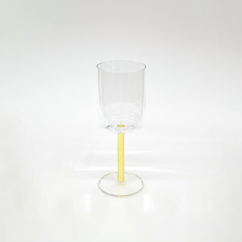 Nemo Jelly Wine Glass - Lemon - 酒杯/酒器 - 玻璃 黃色