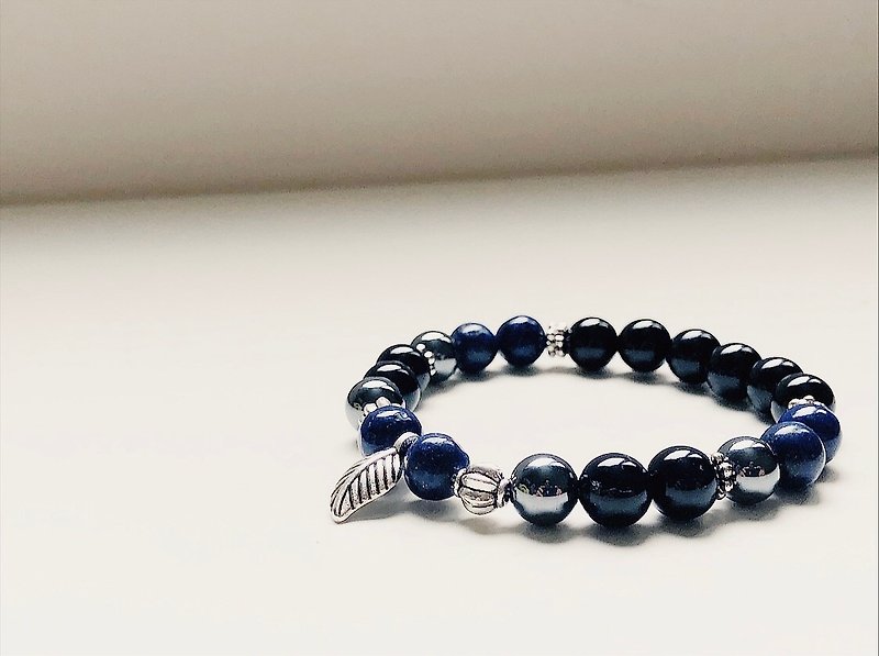 2019 Stone Azurite was born in September - Bracelets - Gemstone Blue