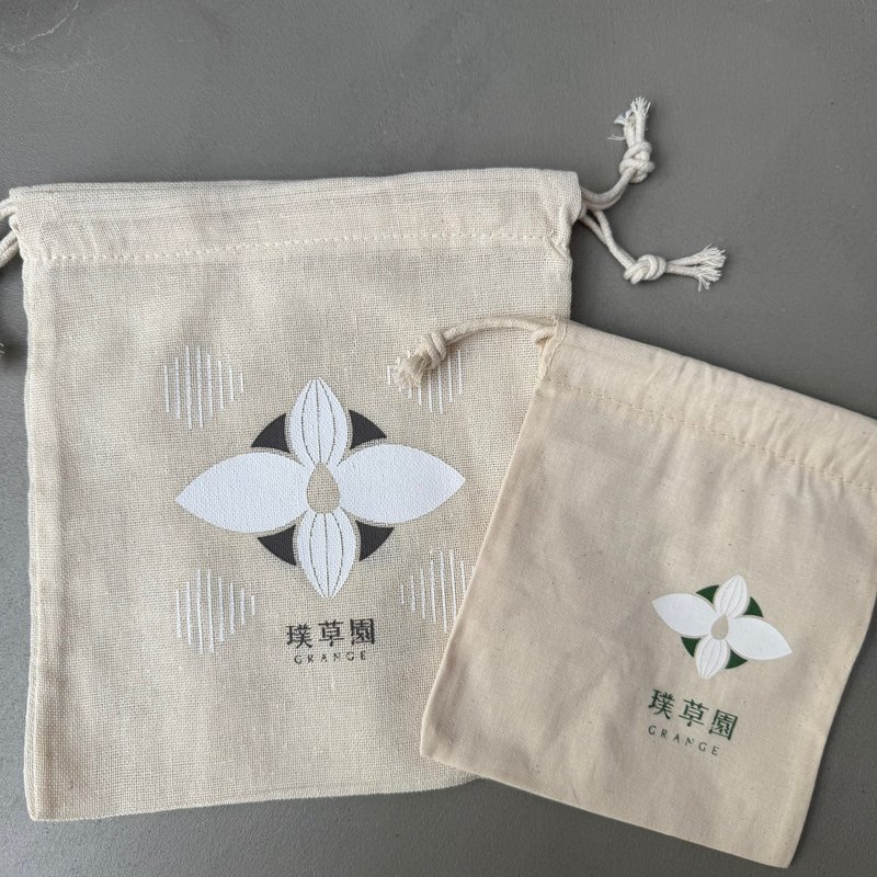 【加購】璞草園質感麻布束口袋－環保、百搭實用 送禮更溫馨 - 束口袋/束口背包/水桶包 - 棉．麻 