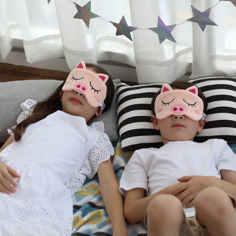 Swiss-Designed Piglet EyeMask - อื่นๆ - เส้นใยสังเคราะห์ สึชมพู