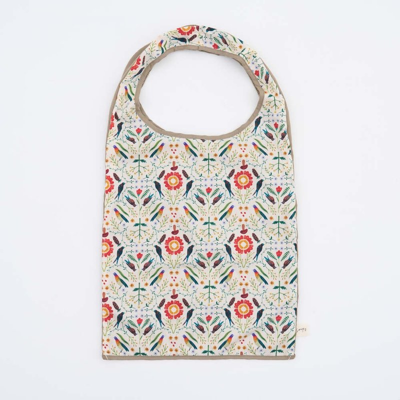 Medium-sized side-back vest bag/Artist co-branded/Print Le x Soupy Tang/Forest Kaleidoscope - กระเป๋าแมสเซนเจอร์ - ผ้าฝ้าย/ผ้าลินิน หลากหลายสี