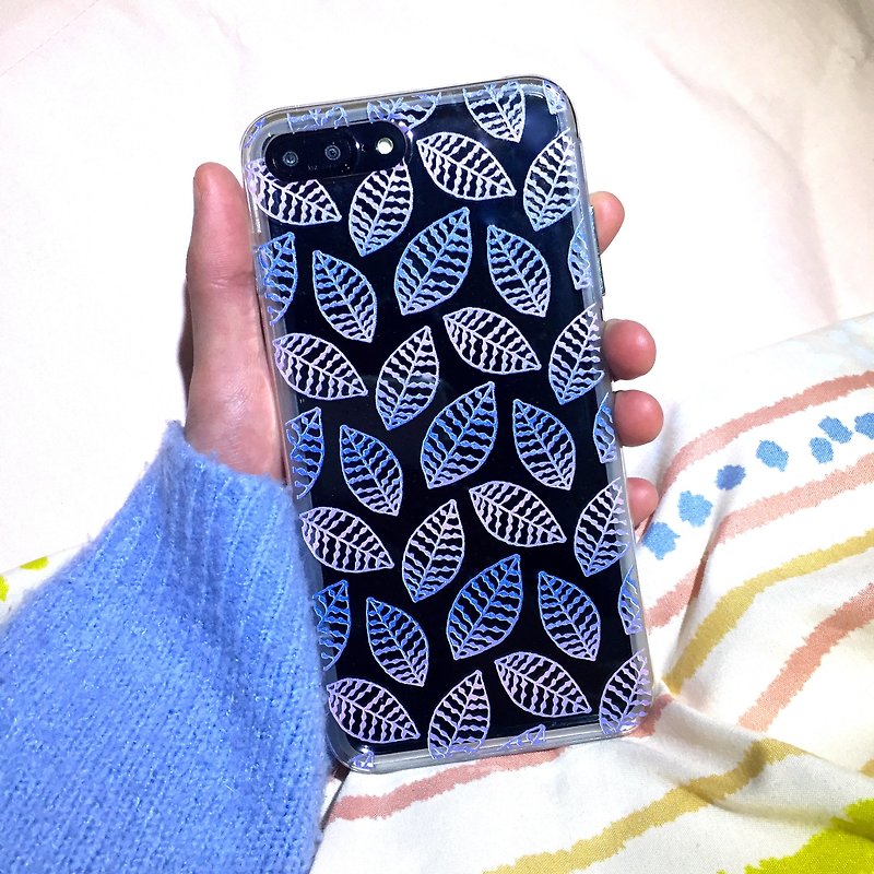 [Cat Love Lucky Leaf] iPhone Case F1s R9s S7edge S8 J3 XZs - Phone Cases - Plastic Purple