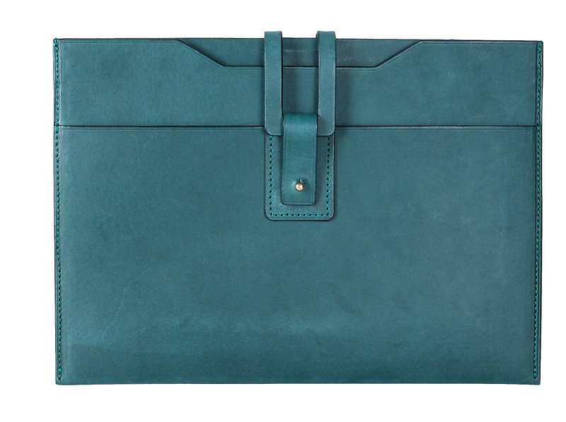 Minimalist iPad Case | Customized Leather | Customized Typing | Portable Storage - Laptop Bags - Genuine Leather 