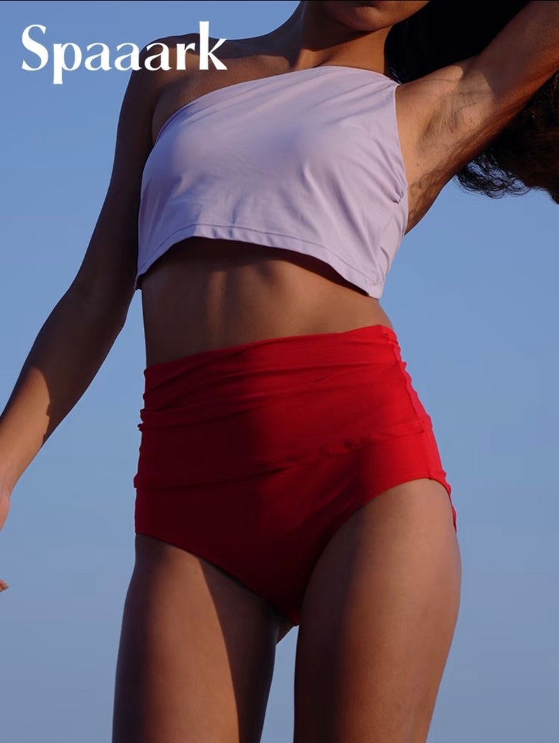 Free Top 單肩隨心背心 泳裝上衣 (丁香) - 女泳衣/比基尼 - 尼龍 紫色