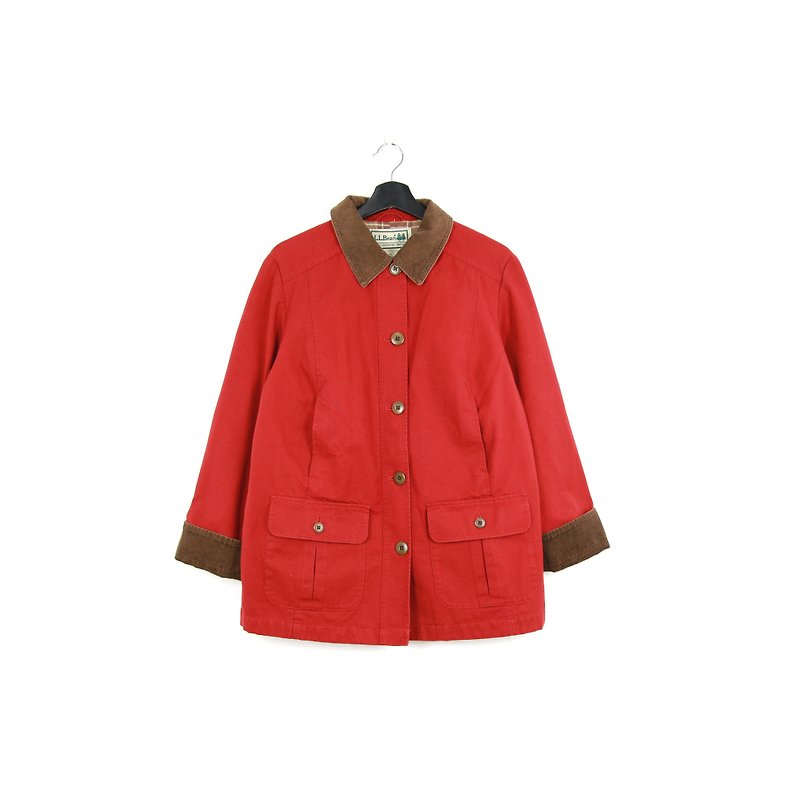 Back to Green:: LLBean Hunting Edition Jacket Red// Hunting Jacket - เสื้อโค้ทผู้ชาย - ผ้าฝ้าย/ผ้าลินิน 