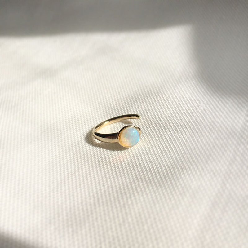 人気片耳　Opal Ear Cuff Earrings - ピアス・イヤリング - 宝石 多色