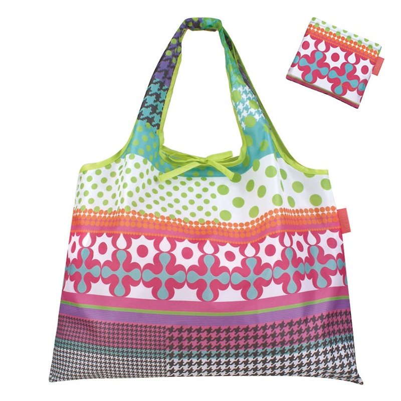 日本 Prairie Dog 設計包/環保袋/購物袋/手提袋 - 花邊故事 - 側背包/斜背包 - 塑膠 多色