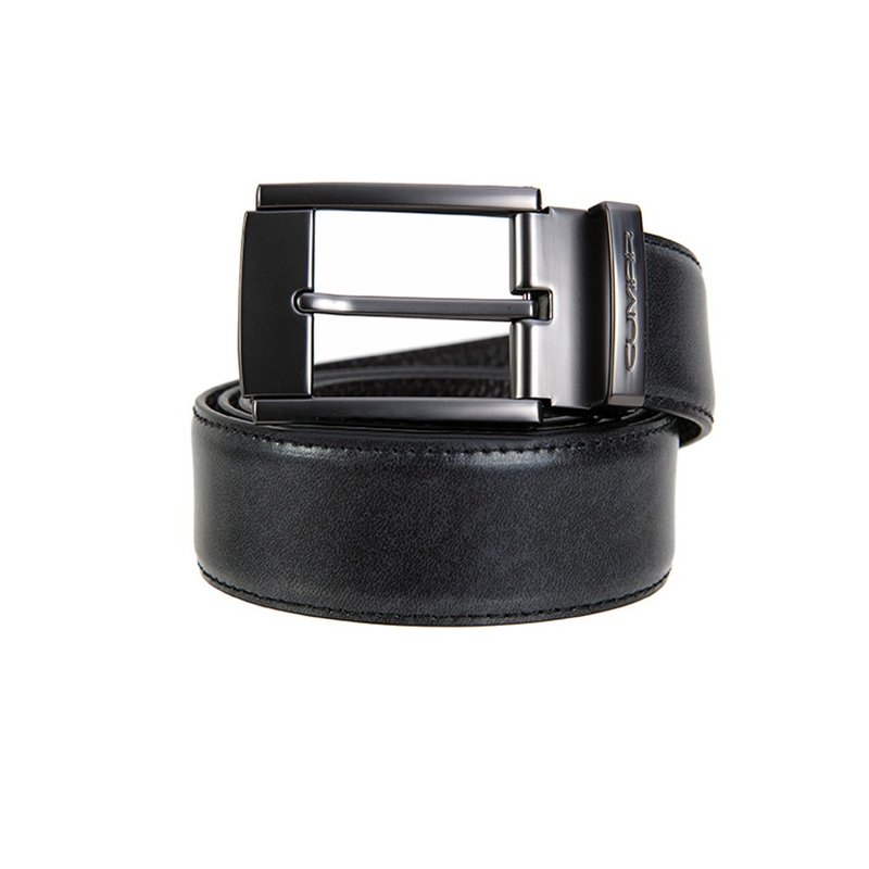 CUMAR NAPA PIN BUCKLE - Belts - Genuine Leather Gray