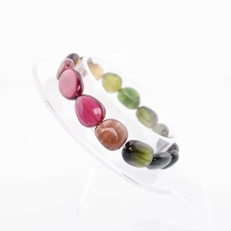 Polygram Jewelry - Natural Colored Candy Tourmaline Bracelet - สร้อยข้อมือ - เครื่องเพชรพลอย 