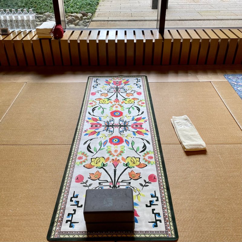 Style Boat Market瑜珈墊2mm-鄉村花樣(白)1183-022-0-02 - 瑜珈墊 - 其他材質 白色