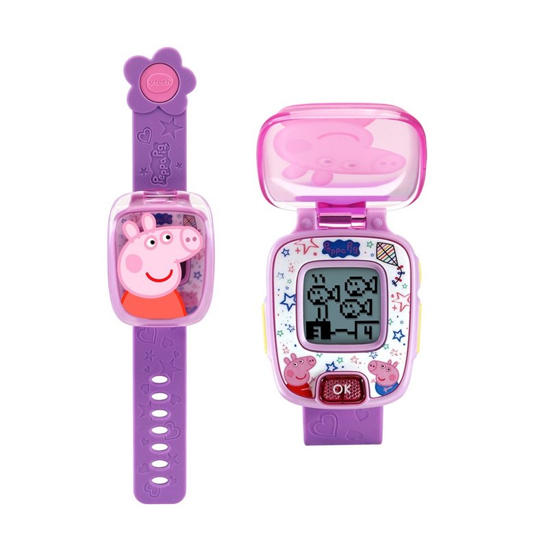 Vtech　粉紅豬小妹-多功能遊戲學習手錶-粉 - 寶寶/兒童玩具/玩偶 - 塑膠 