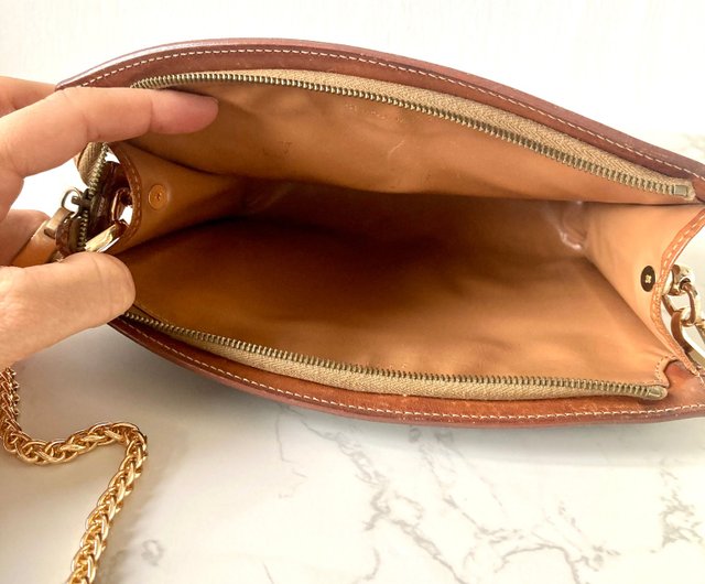 LA LUNE】Rare second-hand Celine shell-shaped presbyopic small bag