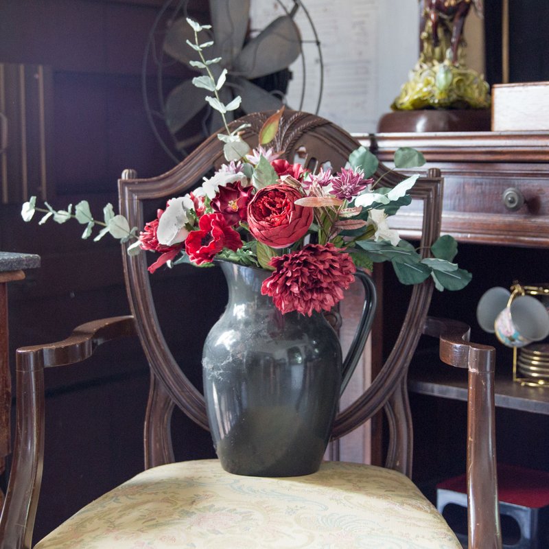 RUSTIC RED SET - Medium Posie Rooms for Home Decoration - 香氛/精油/擴香 - 紙 紅色