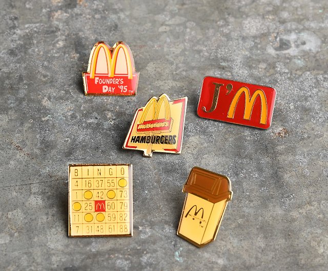 McDonald's マクドナルド ピンズ/限定バッジ ブローチ,古いもの