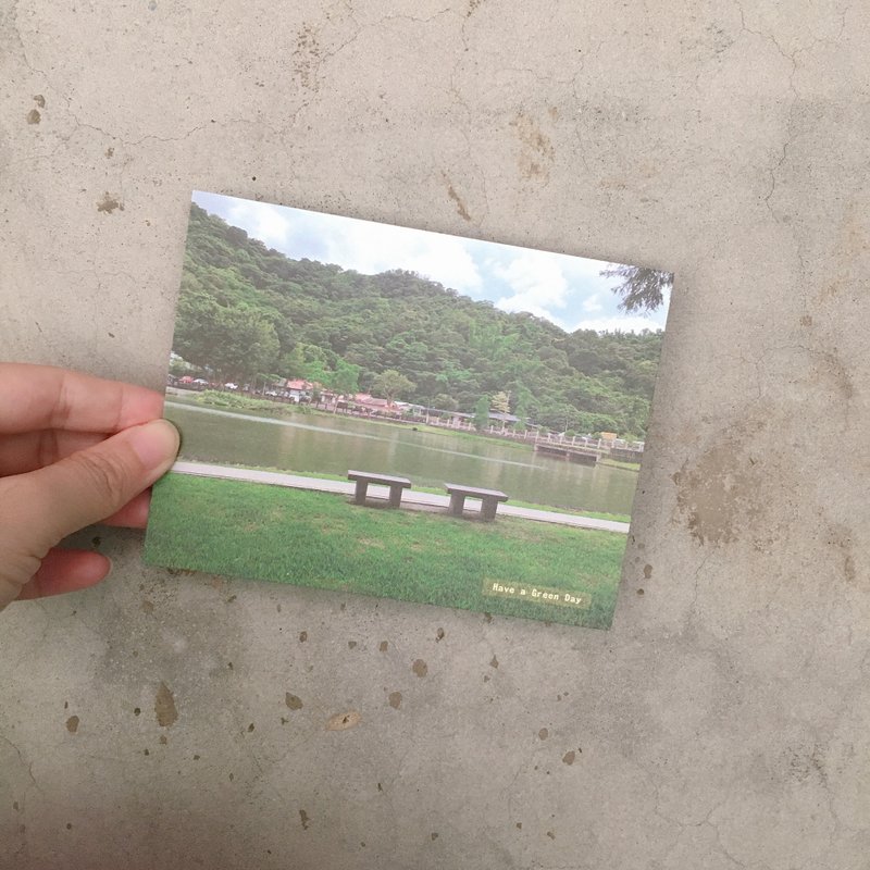 Have a Green Day 明信片 出去郊遊吧 日常攝影/字 - 卡片/明信片 - 紙 
