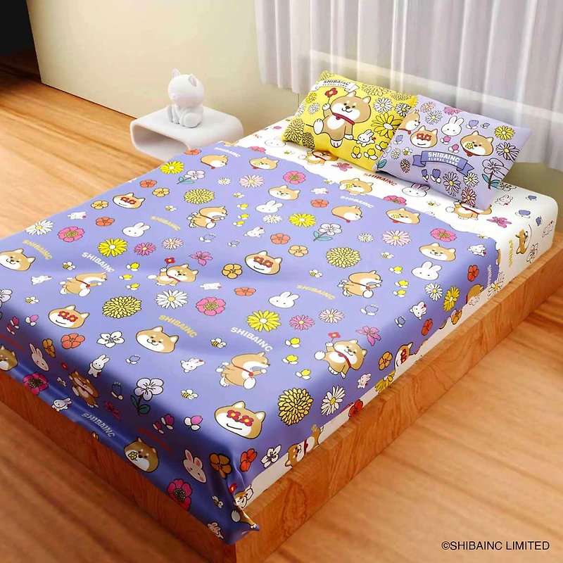 SHIBAINC | 柴犬工房【 全新床上用品 】 - 寢具/床單/被套 - 棉．麻 紫色