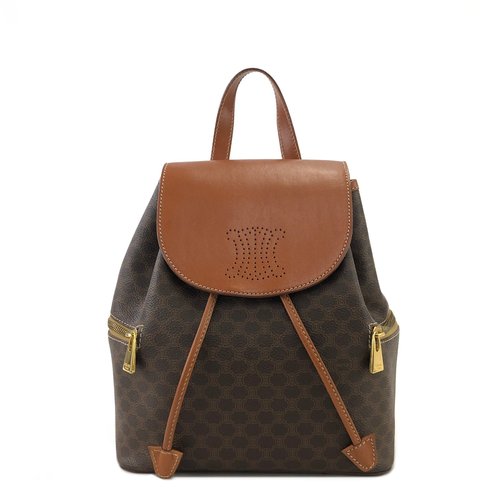 日本直送名牌中古包】CELINE セリーヌマカダムブラゾンレザー 日本直送名牌中古包】CELINE セリーヌマカダムブラゾンレザー
