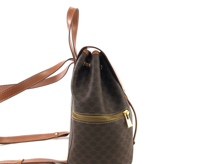 日本直送名牌中古包】CELINE セリーヌマカダムブラゾンレザー 日本直送名牌中古包】CELINE セリーヌマカダムブラゾンレザー
