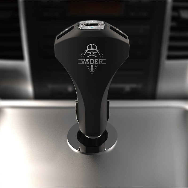 Star Wars Black Knight USB-C Car Charger Black - ที่ชาร์จ - พลาสติก สีดำ