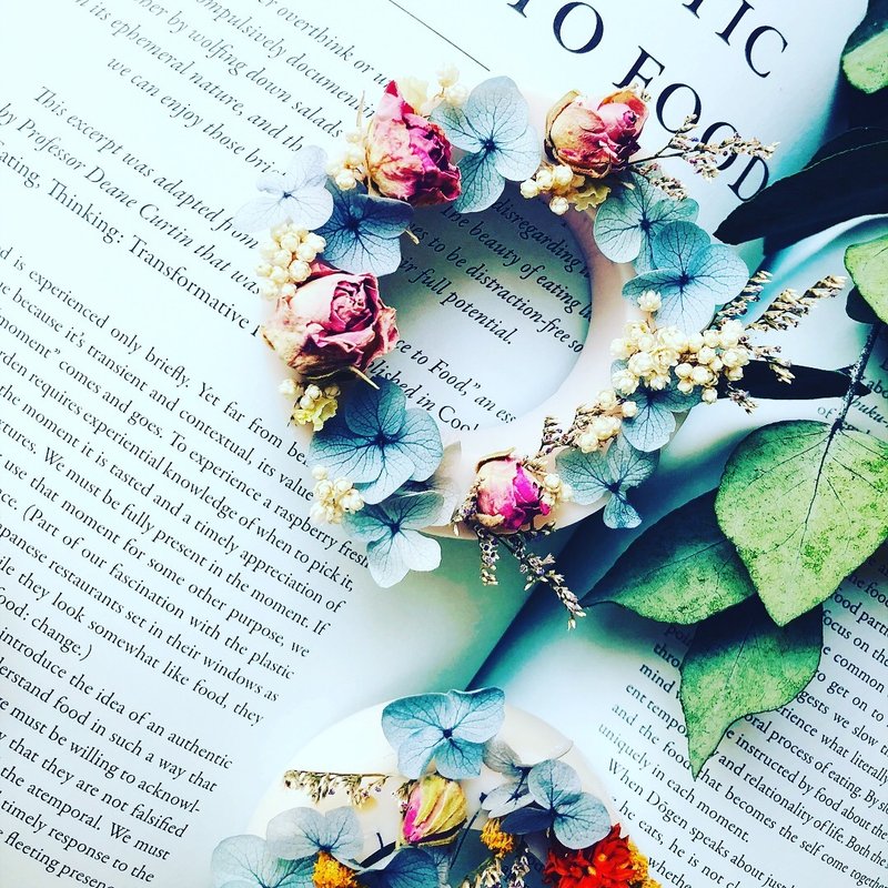 卒業フラワーギフト / ギフト交換の第一候補 / ドライフラワー 大豆蝋香るレンガ / 手作りフラワーカード ギフトボックス - アロマ・線香 - 蝋 