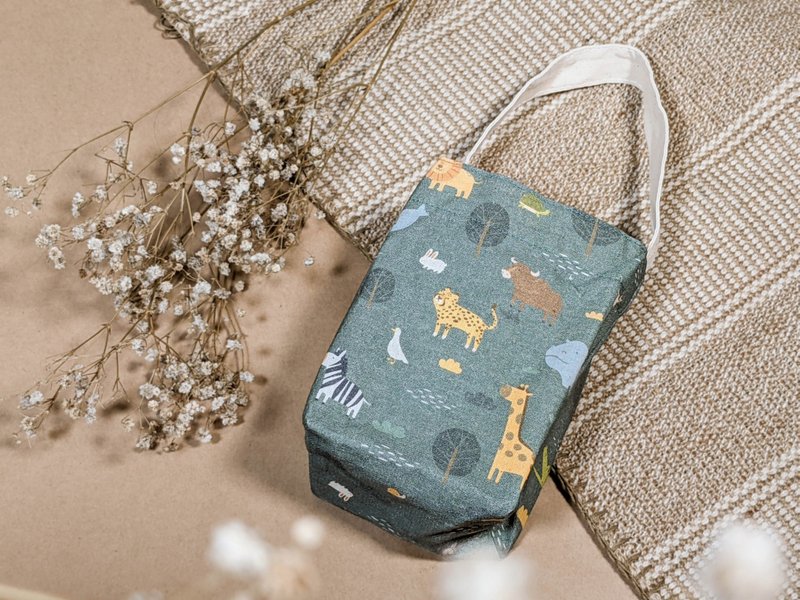 //New Product//Lightweight Drink Bag-Ark Zoo - Handbags & Totes - Cotton & Hemp White