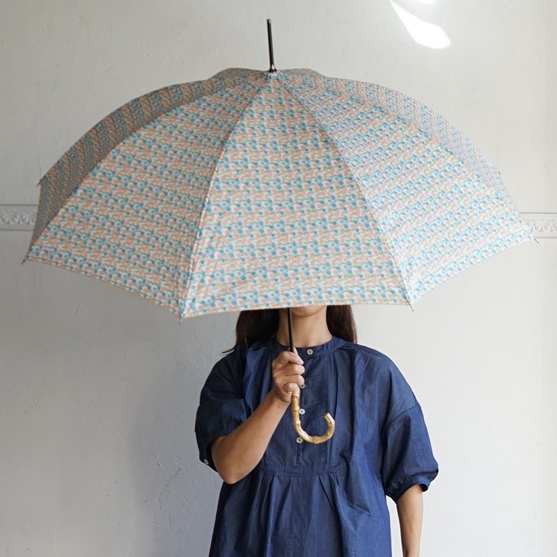 Bamboo handle umbrella,It can be used both in sunny and rainy weather,Parasol - ร่ม - วัสดุกันนำ้ หลากหลายสี