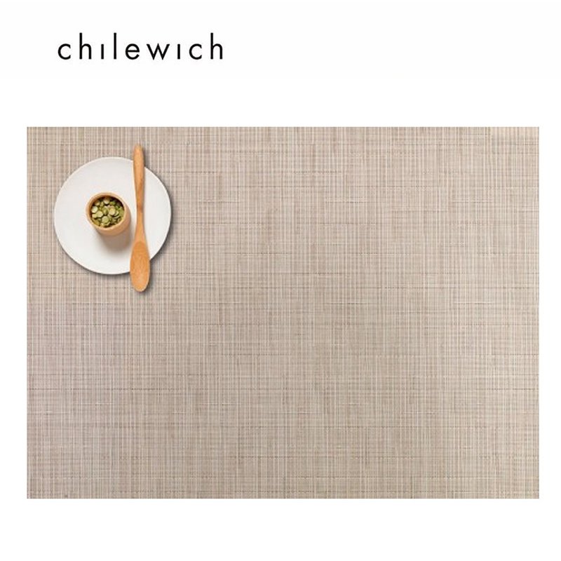 Chilewich / 竹編系列 Bamboo 餐墊 竹編米白 36 x 48 cm - 桌布/桌巾/餐墊 - 塑膠 卡其色