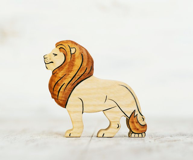 ライオンの置物 アフリカの置物 数量は多 - 彫刻・オブジェ