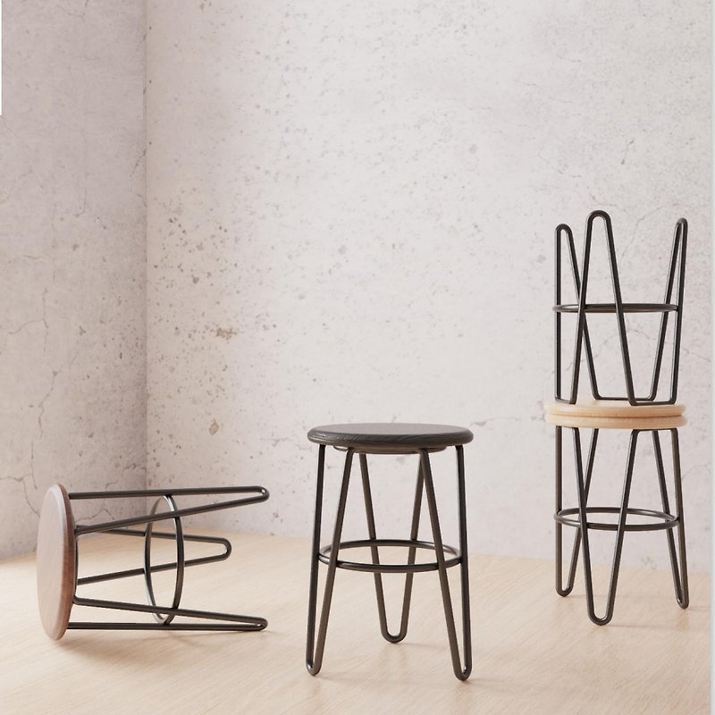 Fluctuating chair and stool - Other Furniture - Other Materials 