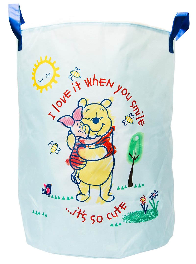 Disney Winnie the Pooh Laundry Basket - Bathroom Supplies - Polyester Multicolor