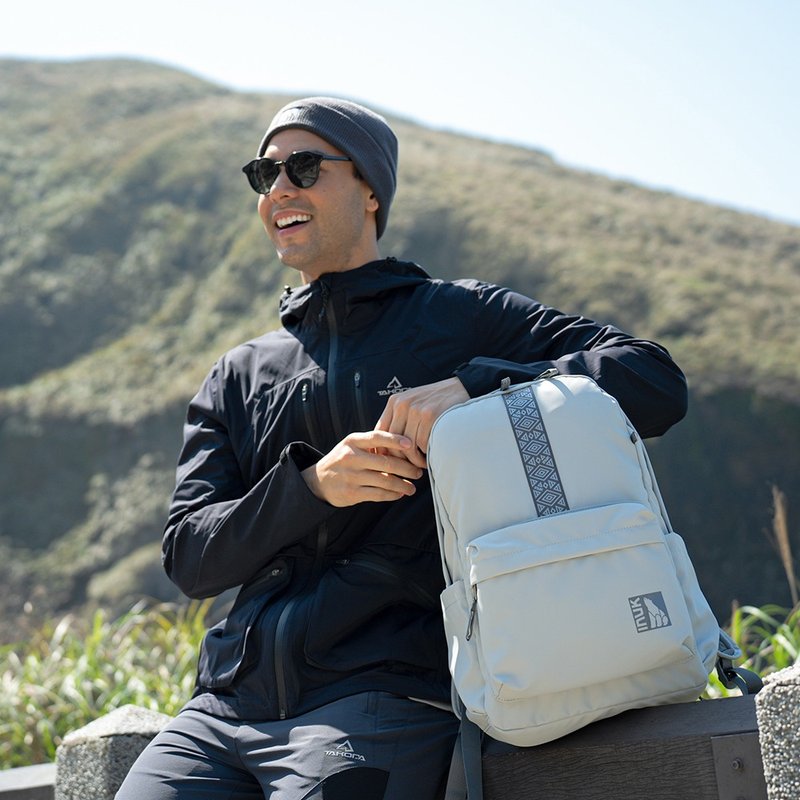 全境防水 郊旅日常三用包  Water_Shed WUUL5_WR 冷寂灰 19L - 後背包/背包/書包 - 聚酯纖維 白色