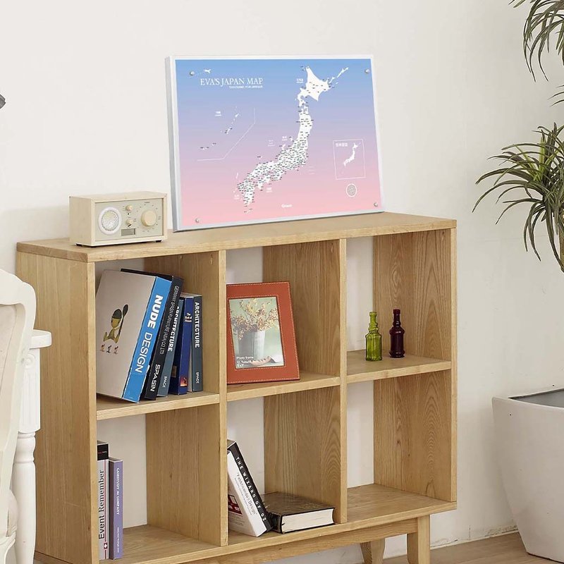 Japan Map-Customized Magnetic Series Posters-Sakura Pink (Customized Gift)-Individual Posters - Posters - Paper Pink