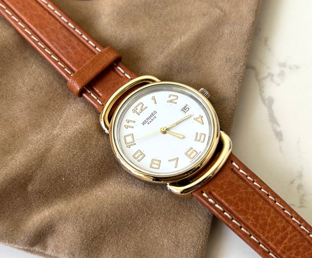 【稼働品】エルメス■プルマン　レディースウォッチ HERMES エルメス プルマン ウォッチ 腕時計 コンビ シルバー ゴールド