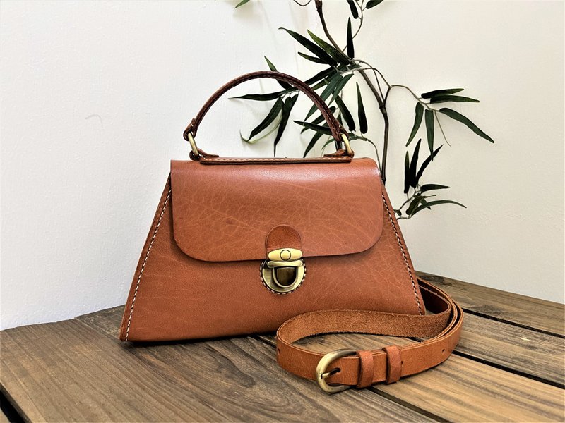 真皮手拿包 // 復古手拿包 // 斜背包 // 肩背包 - 手提包/手提袋 - 真皮 