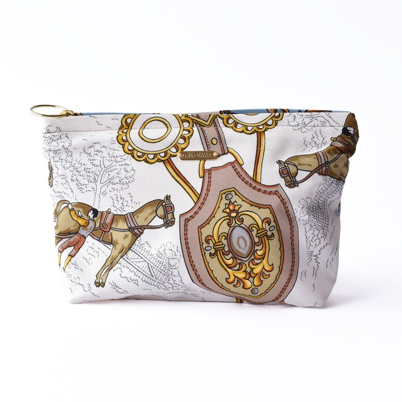 化妝用品收納包 EMI POUCH (M) / 日本製造 - 化妝包/收納袋 - 其他材質 