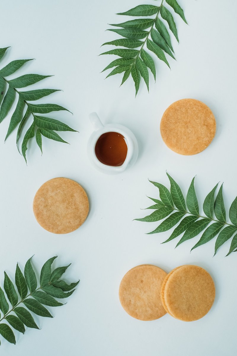 Honey Nougat Cookie - Handmade Cookies - Other Materials Orange